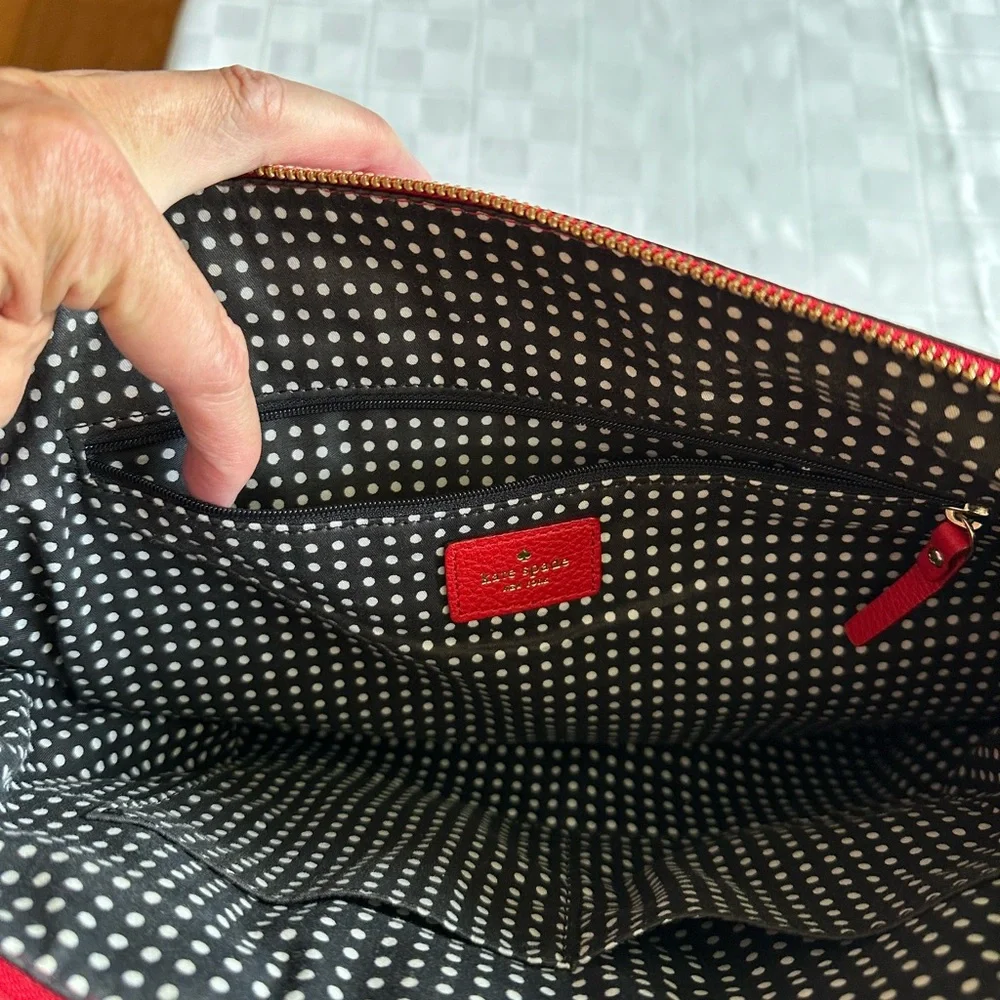 EUC - Kate Spade Red Handbag - Picture 7 of 8